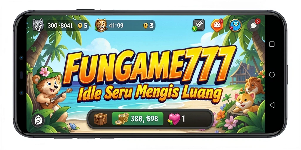 Tampilan gameplay FUNGAME777 yang memikat dan menenangkan.