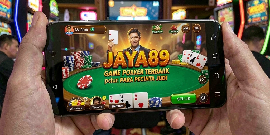 Tampilan gameplay menarik dalam permainan Poker JAYA89.