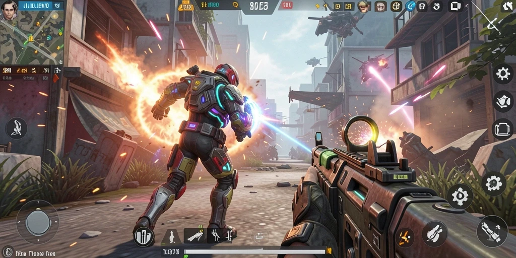 Tangkapan layar menunjukkan aksi mendebarkan dalam gameplay TPS JILIEVO.