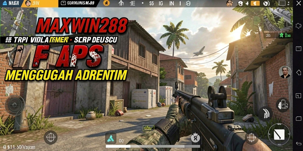 Tampilan aksi mendebarkan dari permainan MAXWIN288 dengan grafis yang memukau.