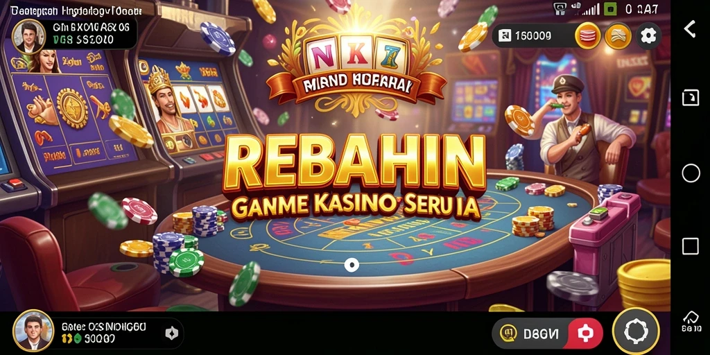 Tampilan gameplay seru dari aplikasi Kasino REBAHIN.