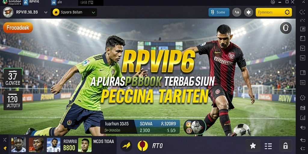 Screenshot RPVIP6 menampilkan pengalaman taruhan olahraga yang mendebarkan.