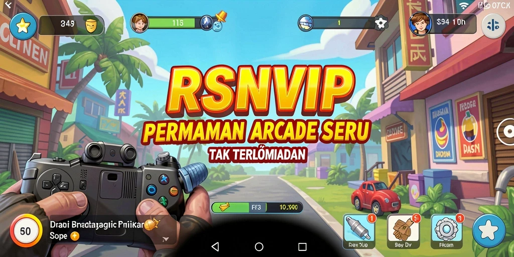Tampilan gameplay seru dari RSNVIP yang menarik perhatian.